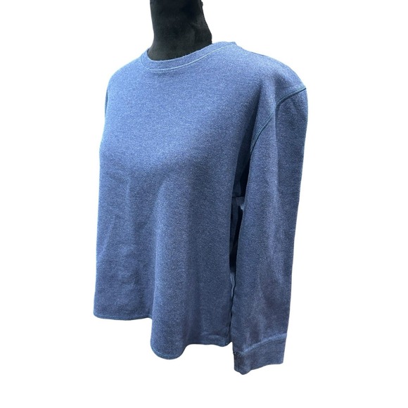 Orton Brothers Co Womens Long Sleeve Henley Size M Blue Gorpcore Hiking Outdoor - Picture 2 of 7